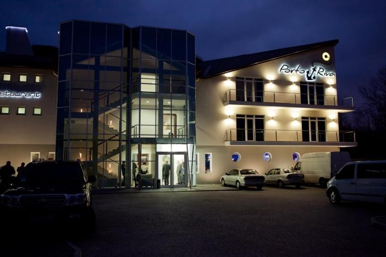 Hotel Porto Riva Zaporizhia Exterior foto
