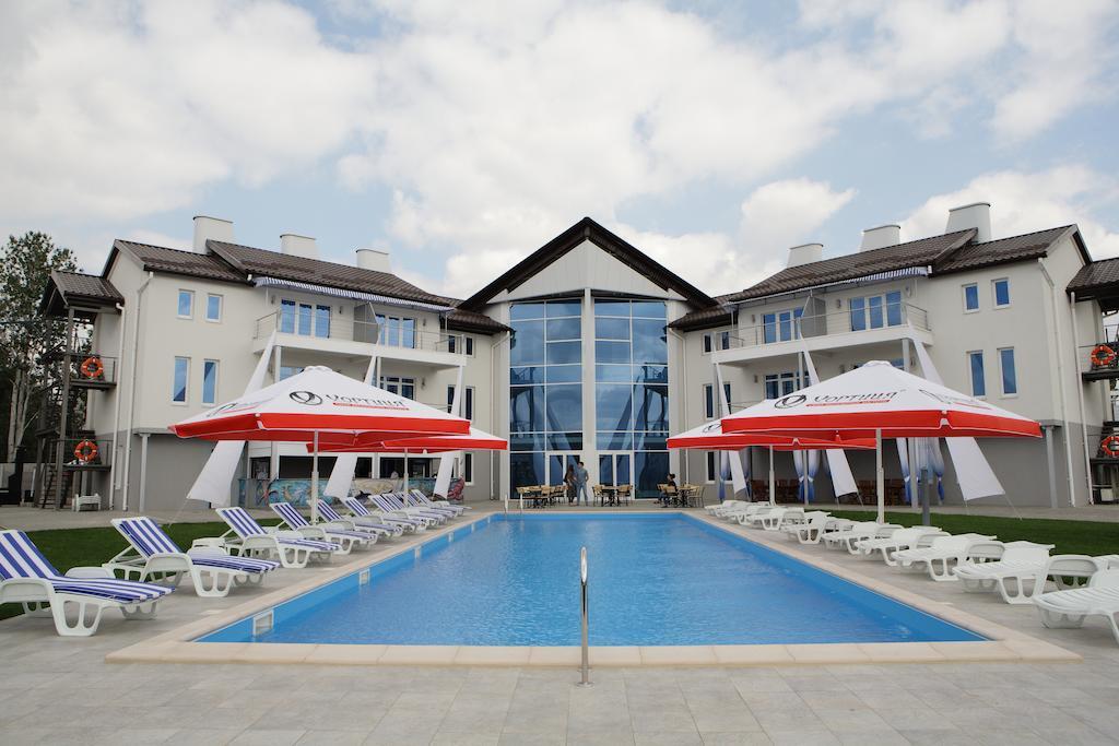 Hotel Porto Riva Zaporizhia Exterior foto